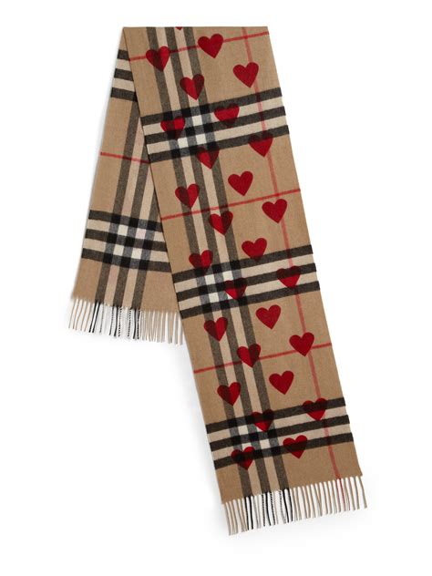 burberry heart scarf replica|authentic burberry cashmere scarf.